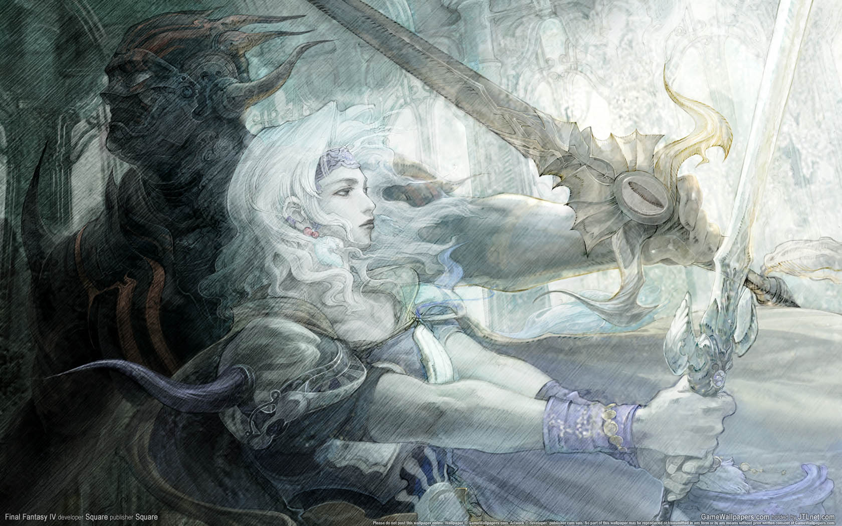 Final Fantasy IV wallpaper 03 1680x1050