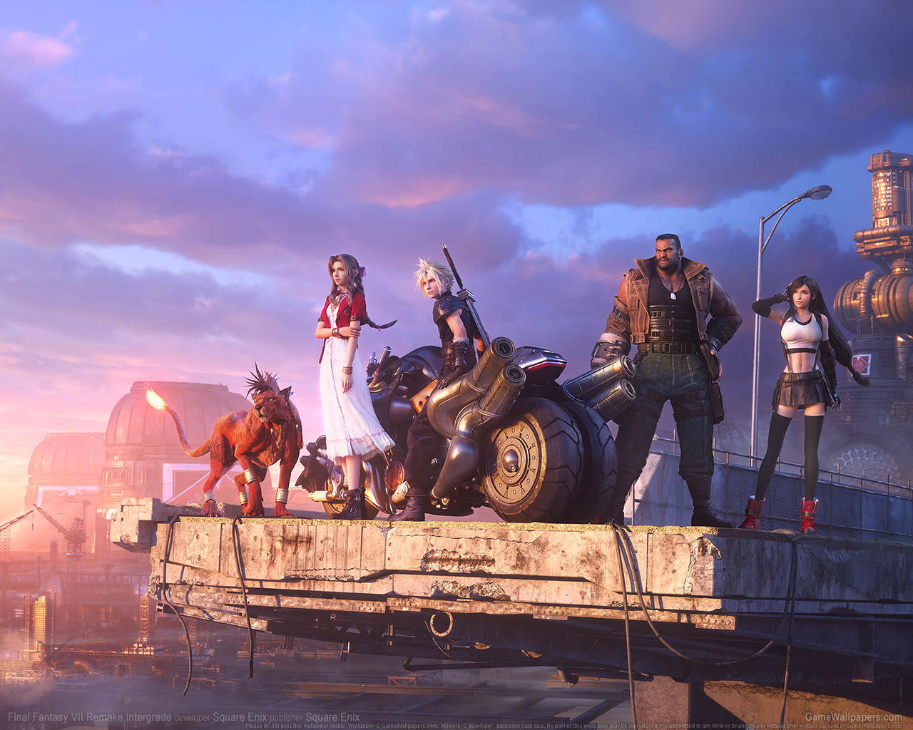 Final Fantasy VII Remake Intergrade achtergrond 01 1280x1024