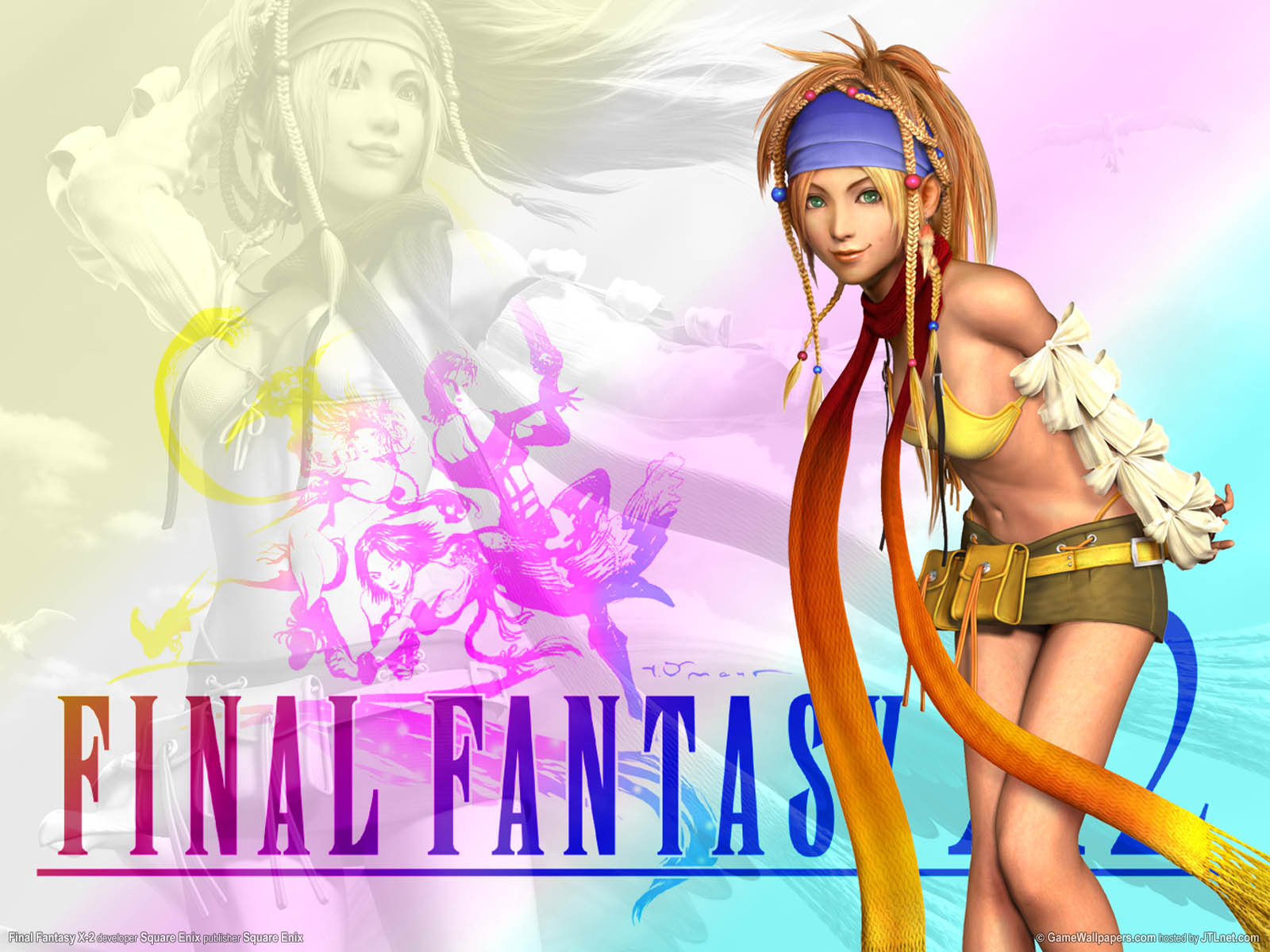 Final Fantasy X-2 achtergrond 01 1600x1200