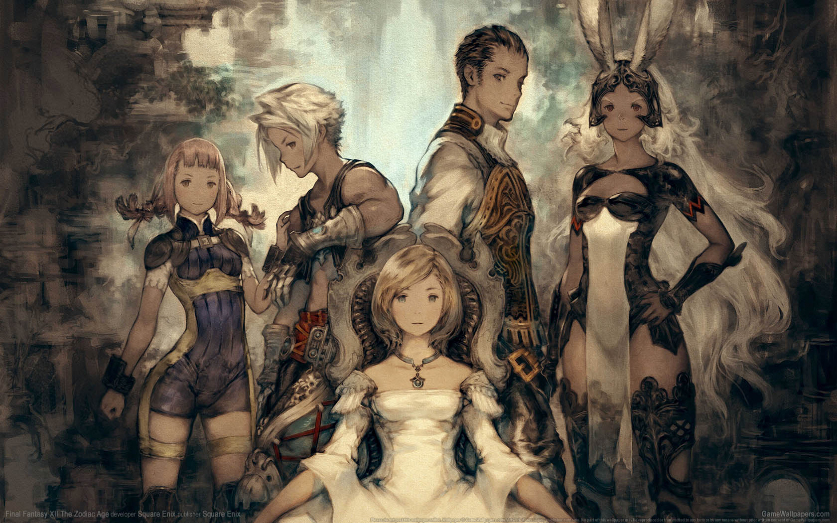 Final Fantasy XII: The Zodiac Age achtergrond 01 1680x1050
