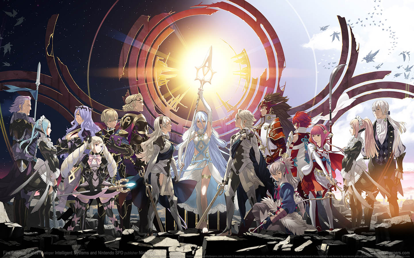 Fire Emblem: Fates achtergrond 01 1440x900