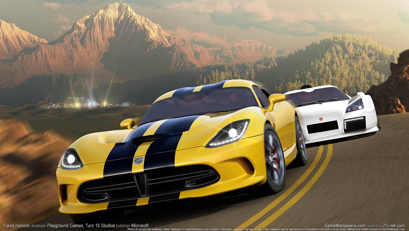 Forza Horizon achtergrond 01 1360x768