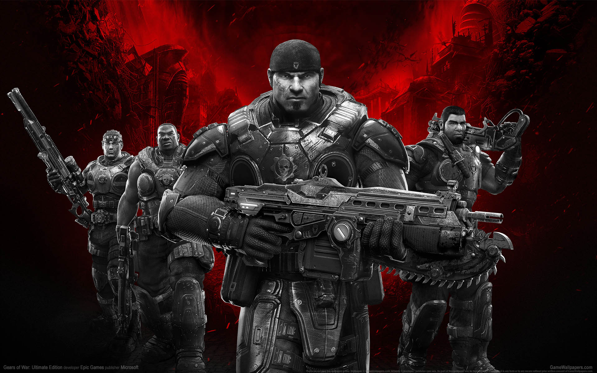 Gears of War: Ultimate Edition achtergrond 01 1920x1200