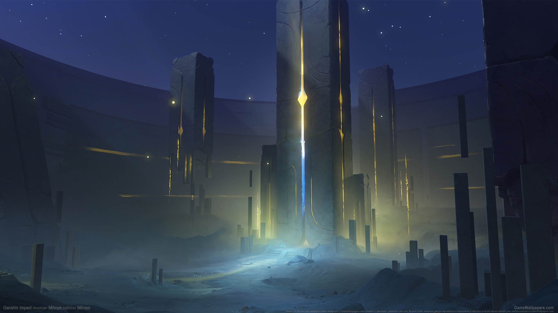 Genshin Impact achtergrond 04 1920x1080