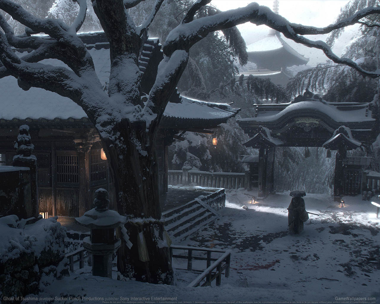 Ghost of Tsushima achtergrond 11 1280x1024