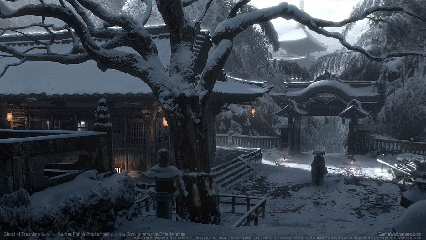 Ghost of Tsushima fond d'cran 11 1360x768