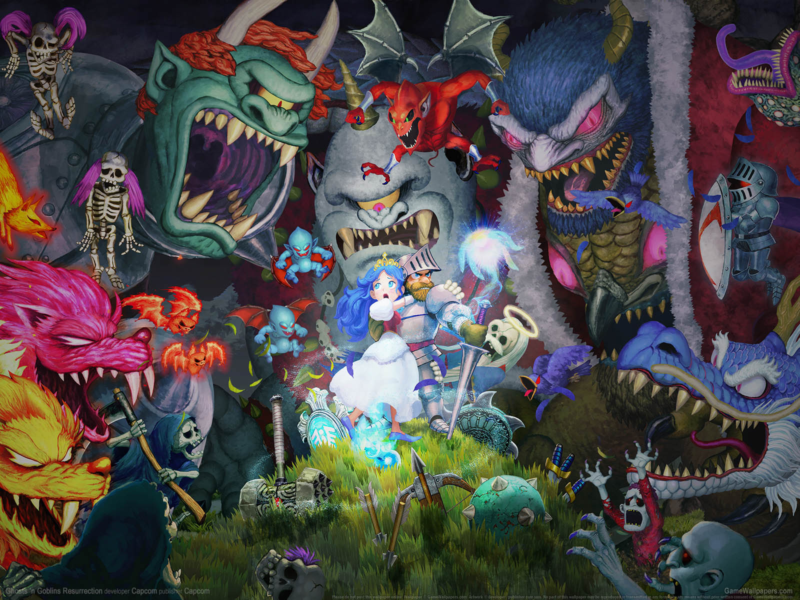 Ghosts 'n Goblins Resurrection wallpaper 01 1600x1200