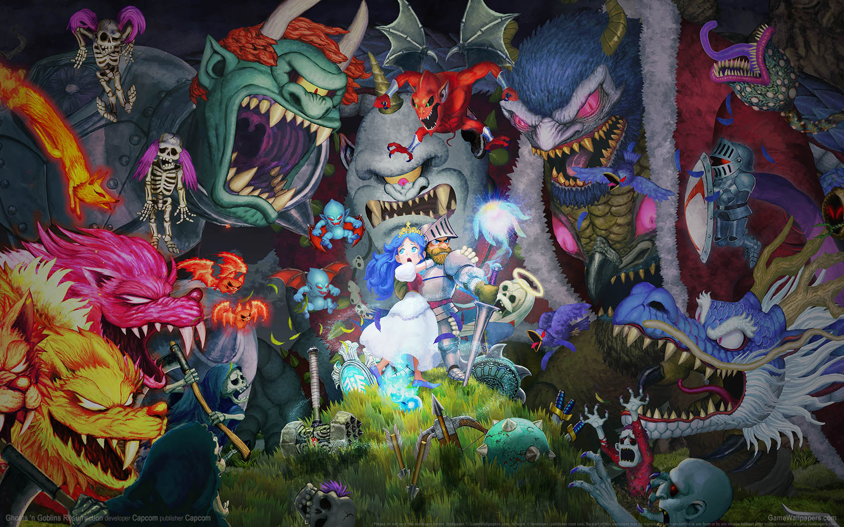 Ghosts 'n Goblins Resurrection Hintergrundbild 01 1680x1050