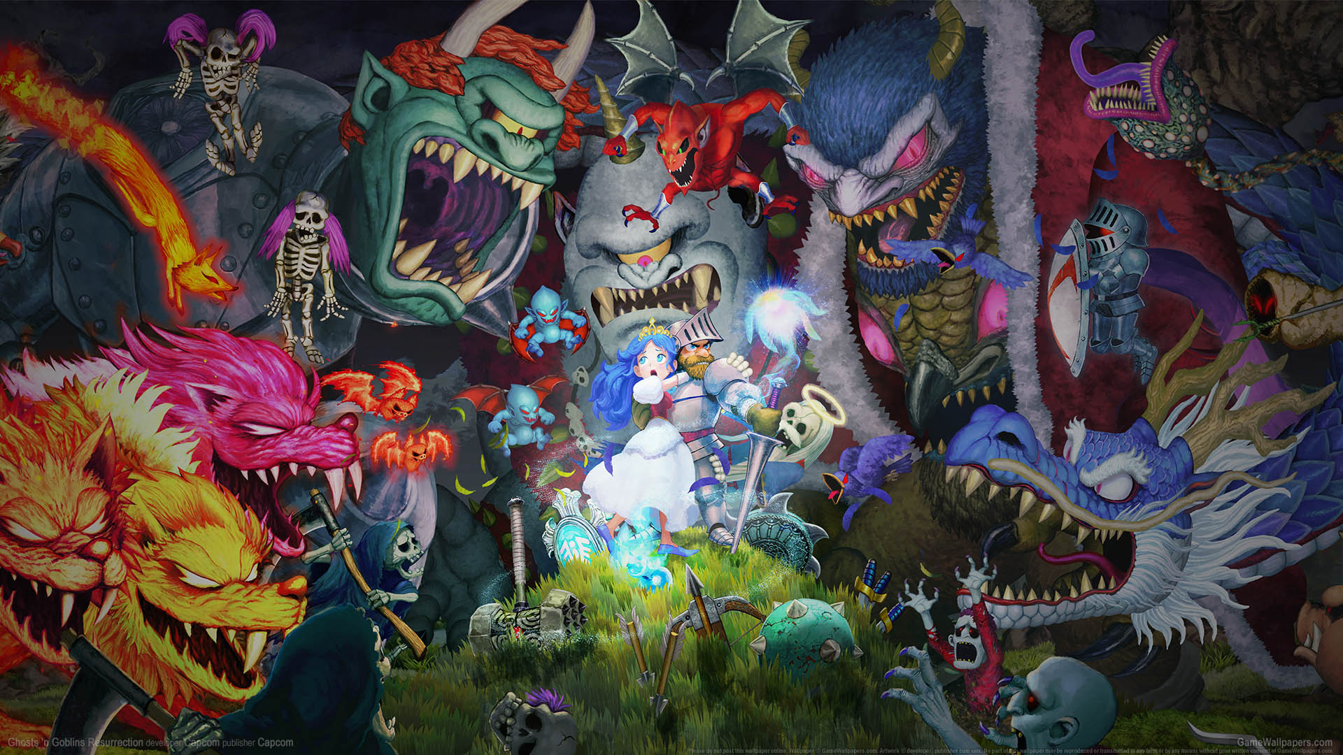 Ghosts 'n Goblins Resurrection fondo de escritorio 01 1920x1080