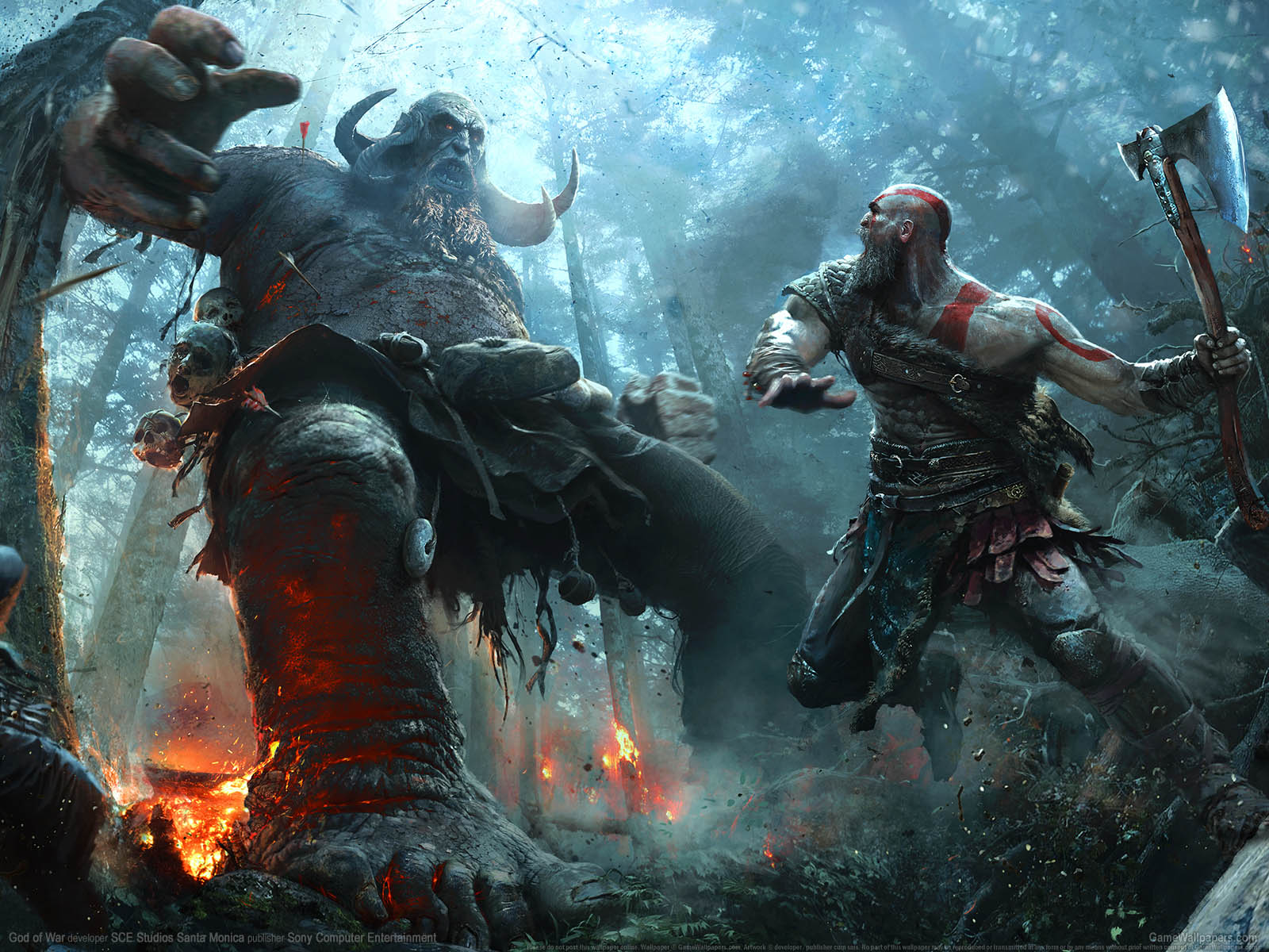 God of War 2017νmmer=01 fond d'cran  1600x1200