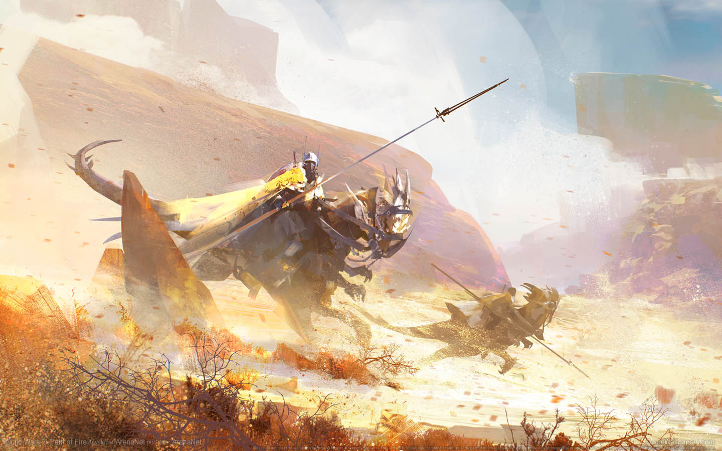 Guild Wars 2: Path of Fire wallpaper 01 1440x900