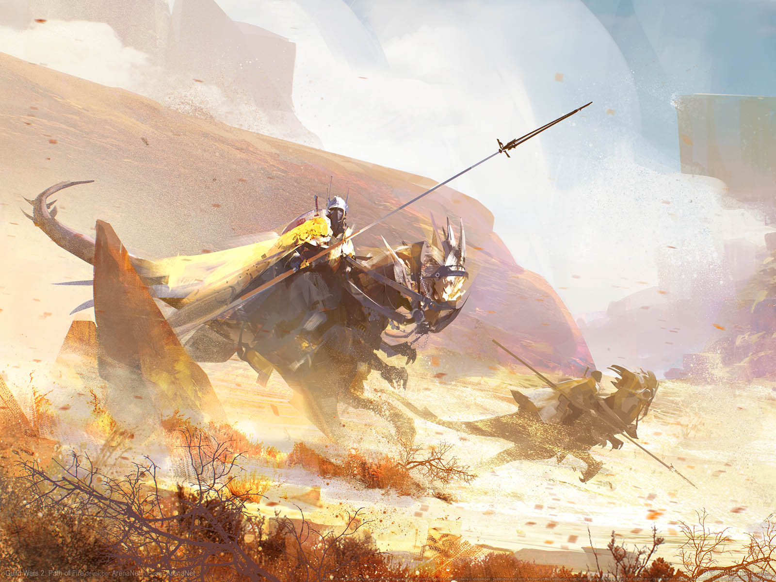 Guild Wars 2: Path of Fire wallpaper 01 1600x1200