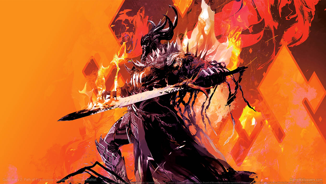 Guild Wars 2: Path of Fire wallpaper 02 1360x768