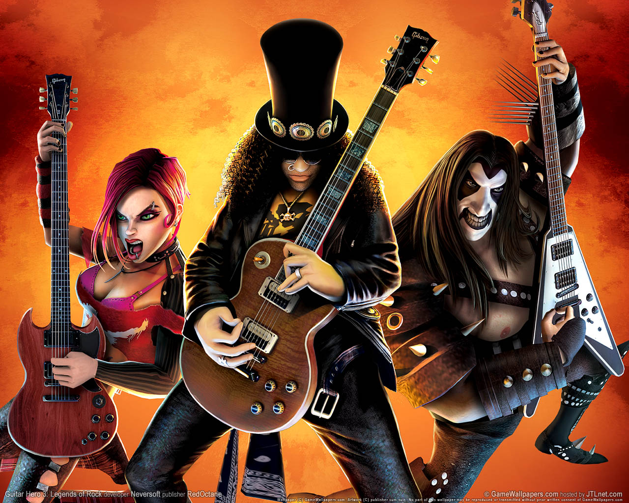 Guitar Hero 3: Legends of Rockνmmer=01 Hintergrundbild  1280x1024