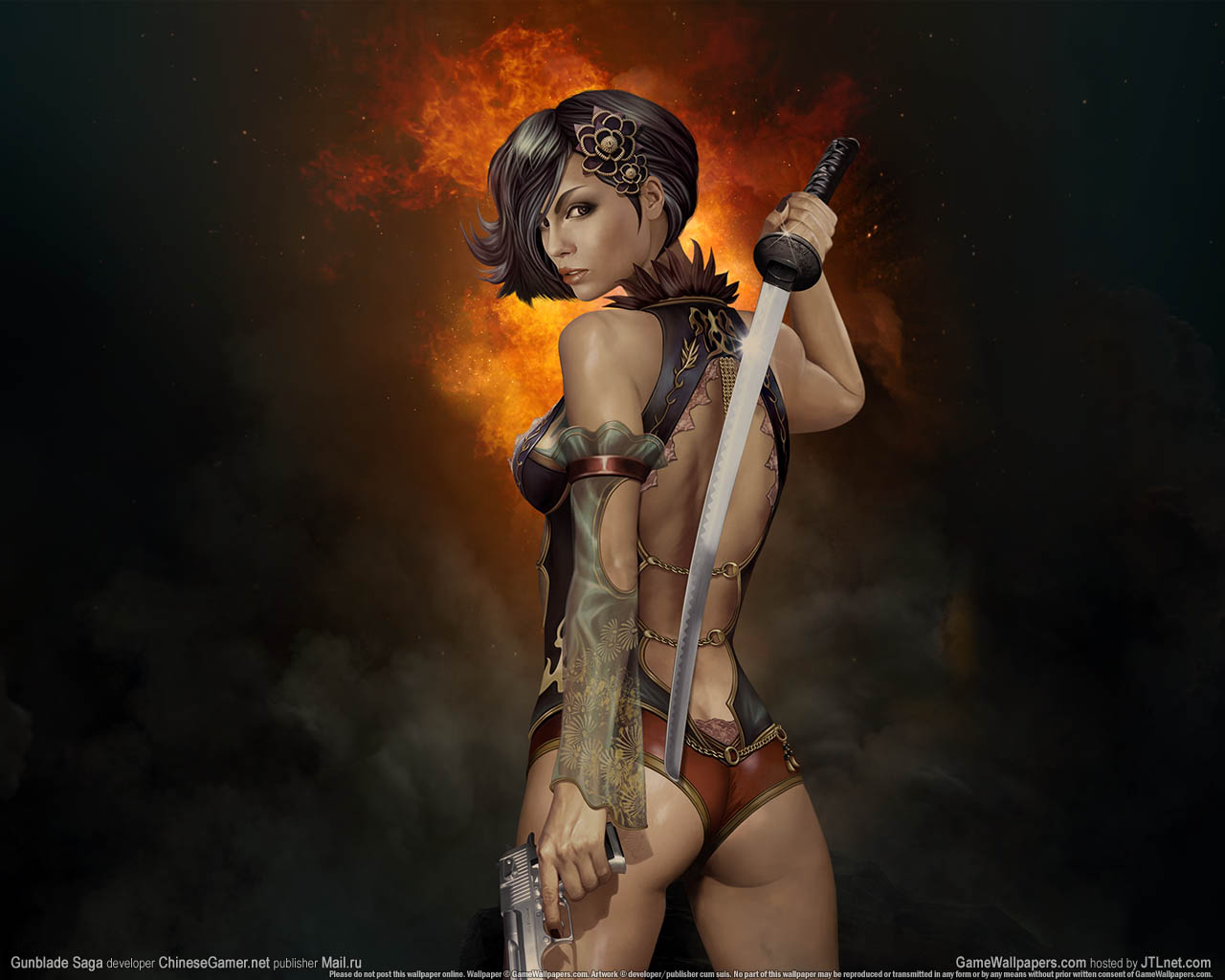 Gunblade Sagaνmmer=01 Hintergrundbild  1280x1024
