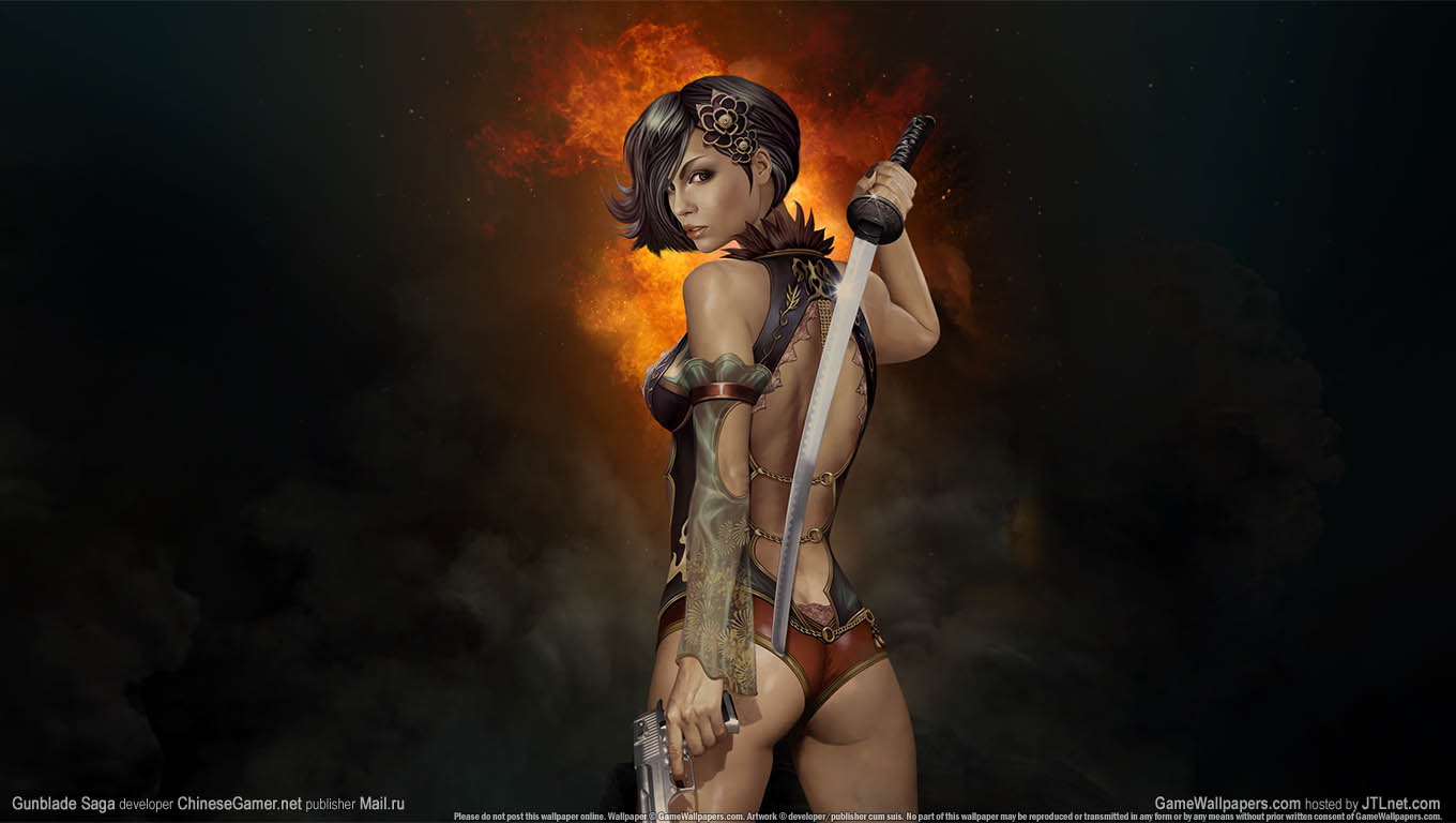 Gunblade Saga wallpaper 01 1360x768