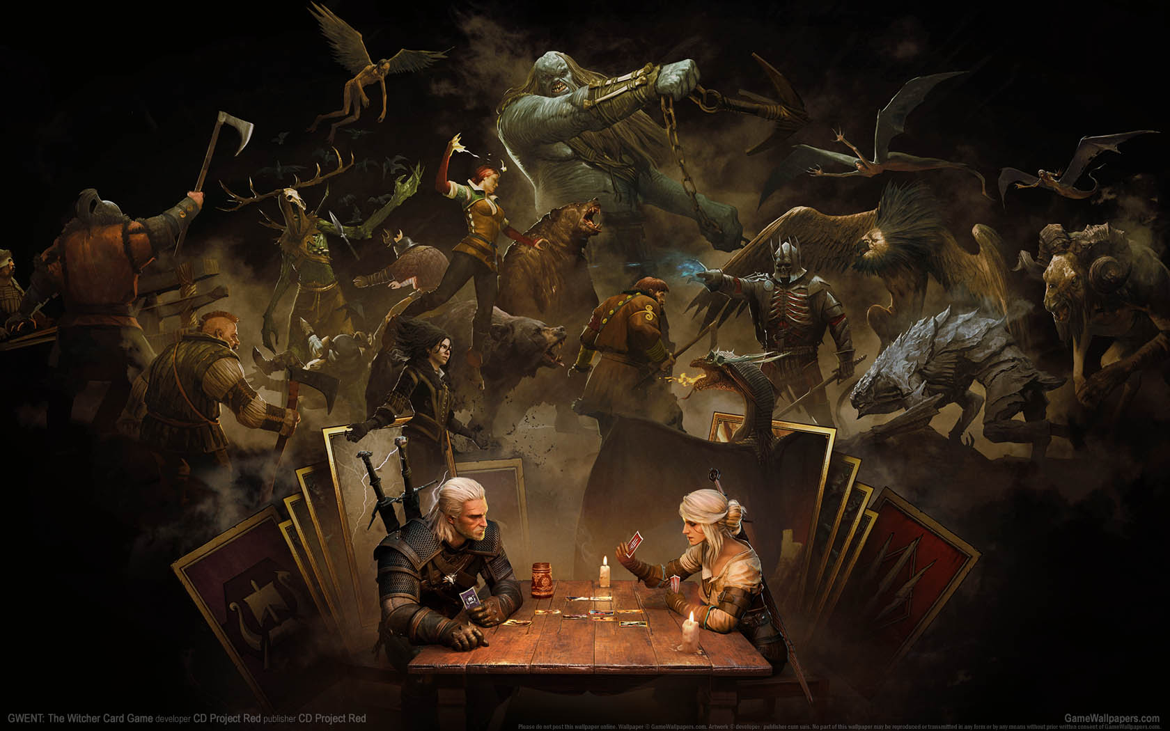 GWENT: The Witcher Card Gameνmmer=07 wallpaper  1680x1050