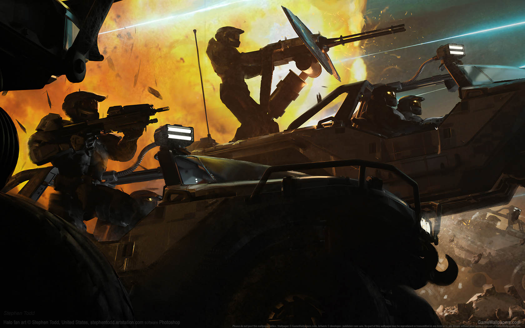 Halo fan art wallpaper 01 1680x1050