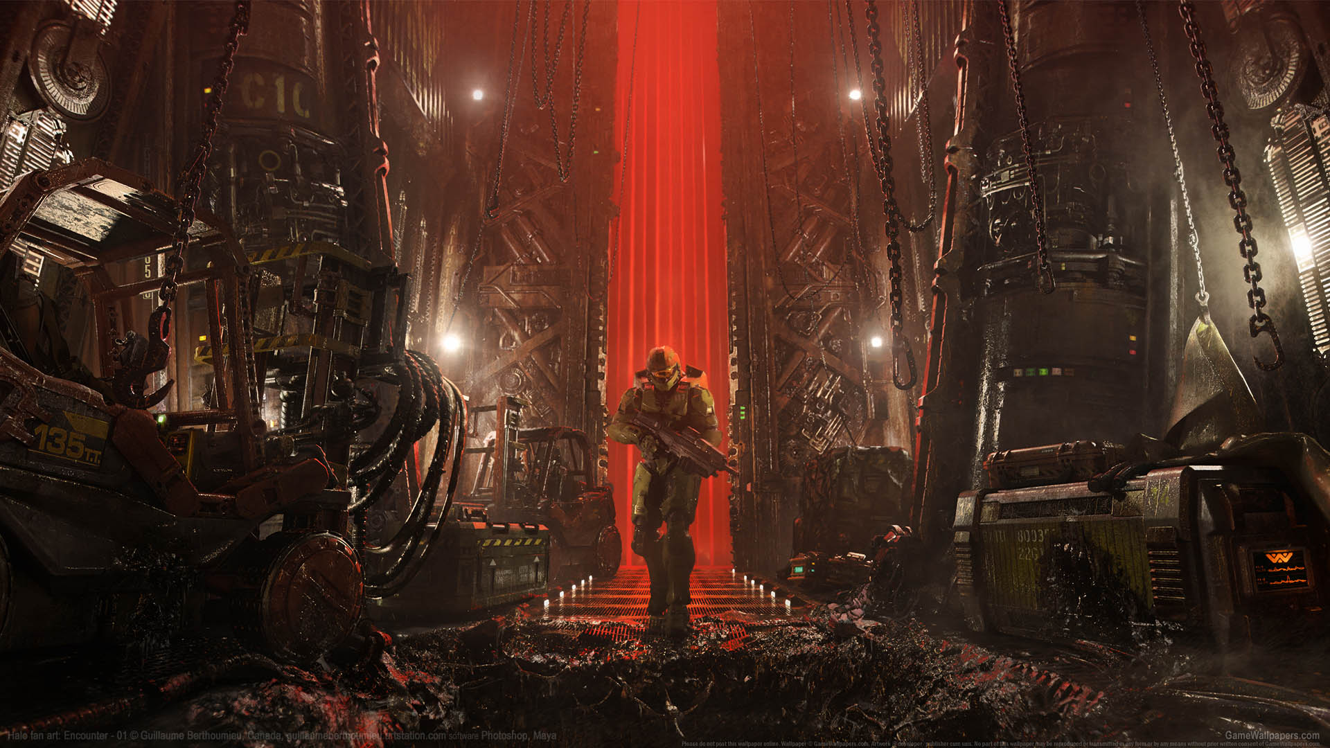 Halo fan art achtergrond 02 1920x1080