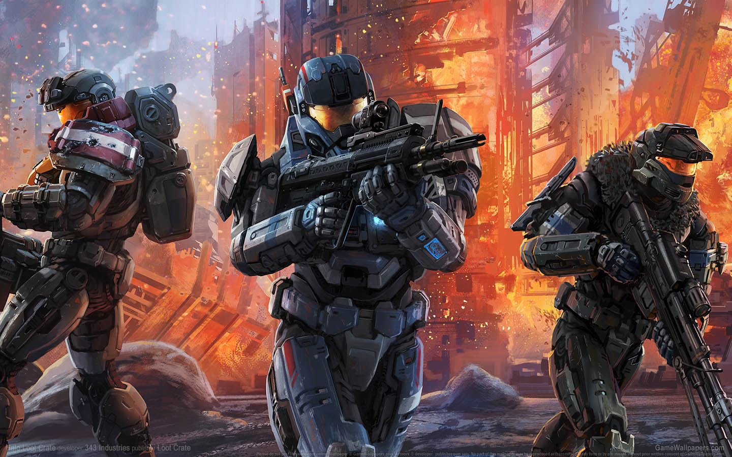 Halo Loot Crate wallpaper 01 1440x900