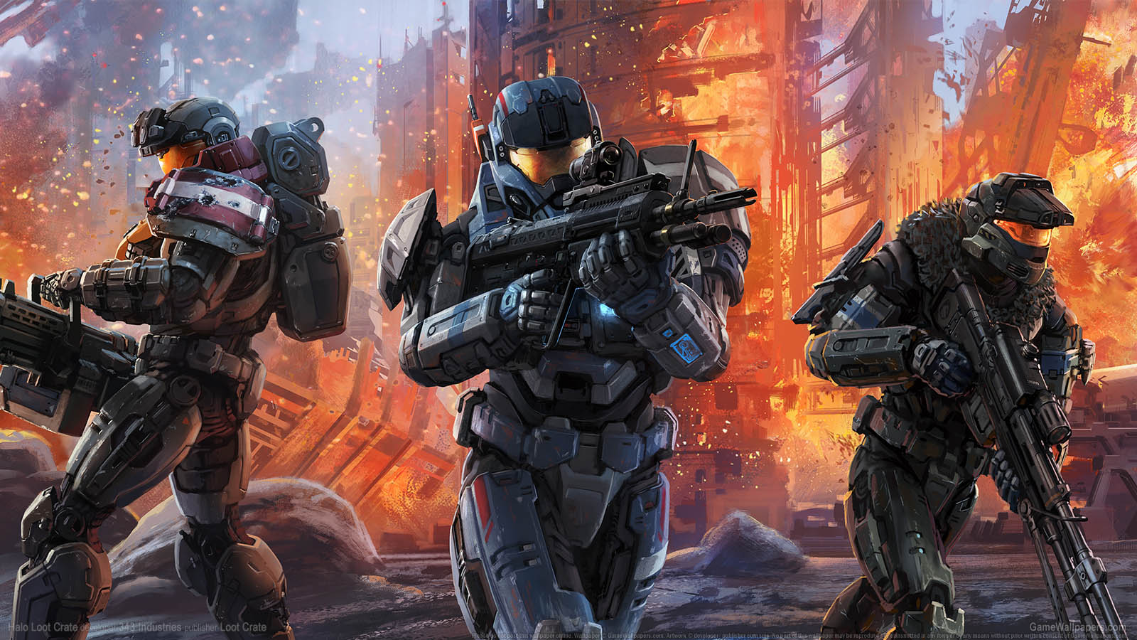 Halo Loot Crate wallpaper 01 1600x900