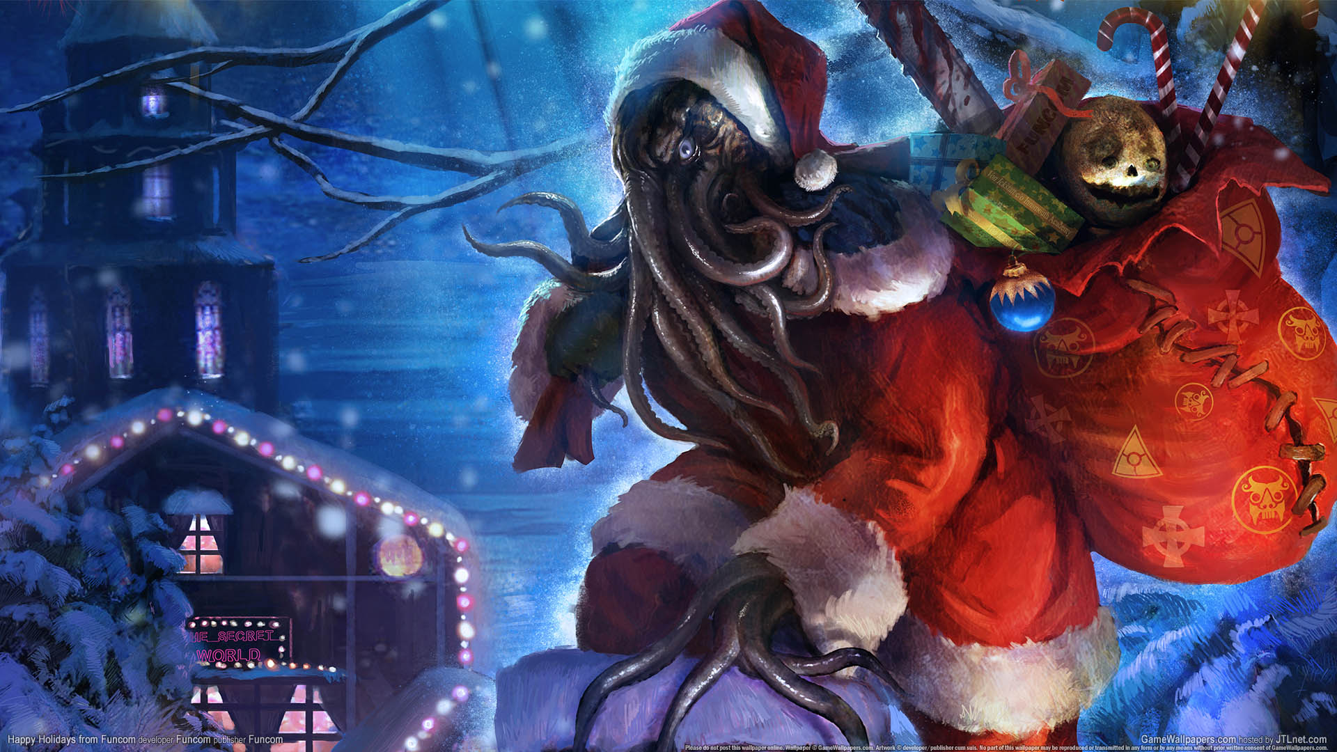 Happy Holidays from Funcom achtergrond 01 1920x1080
