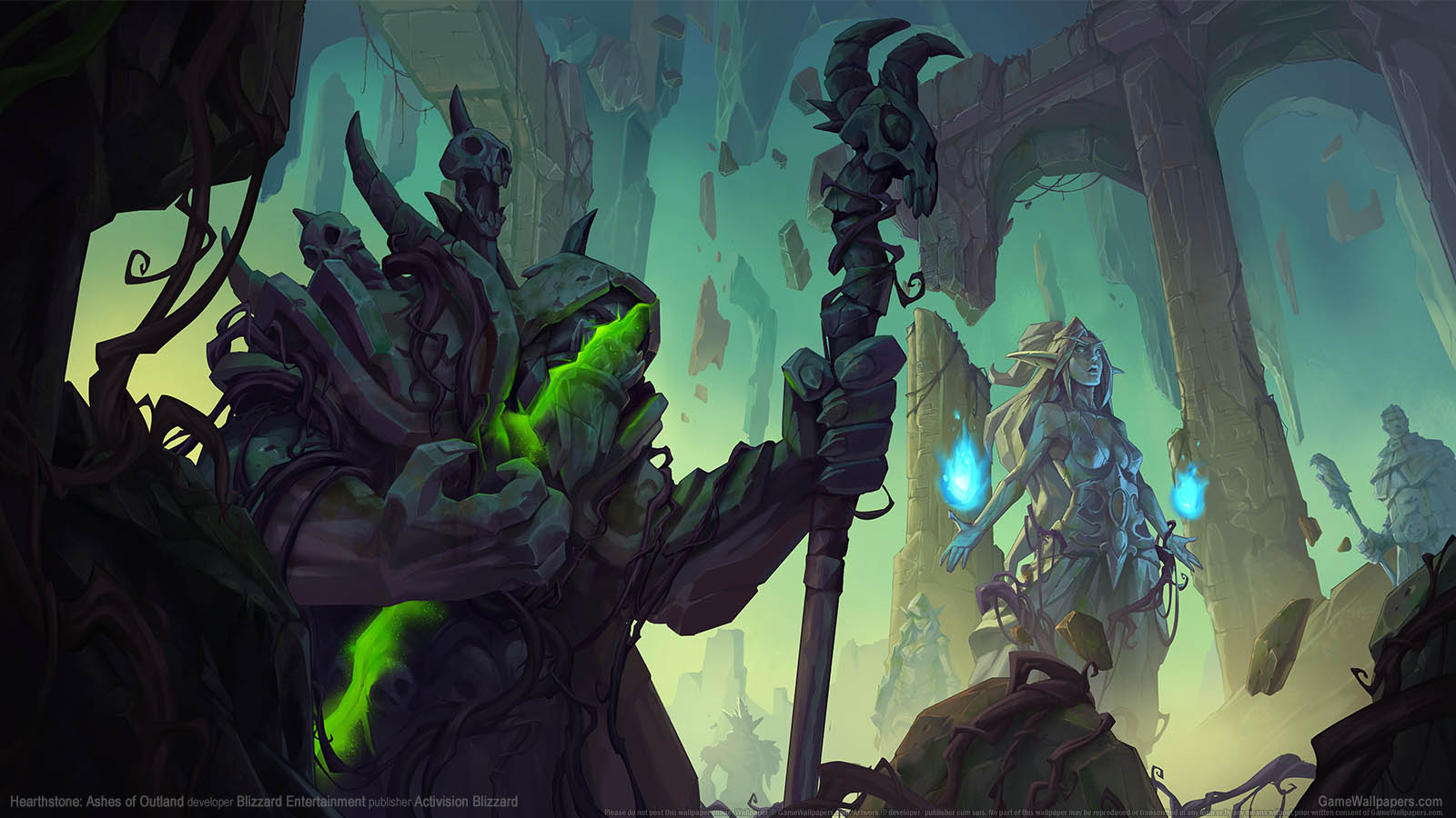Hearthstone: Ashes of Outland fond d'cran 01 1600x900