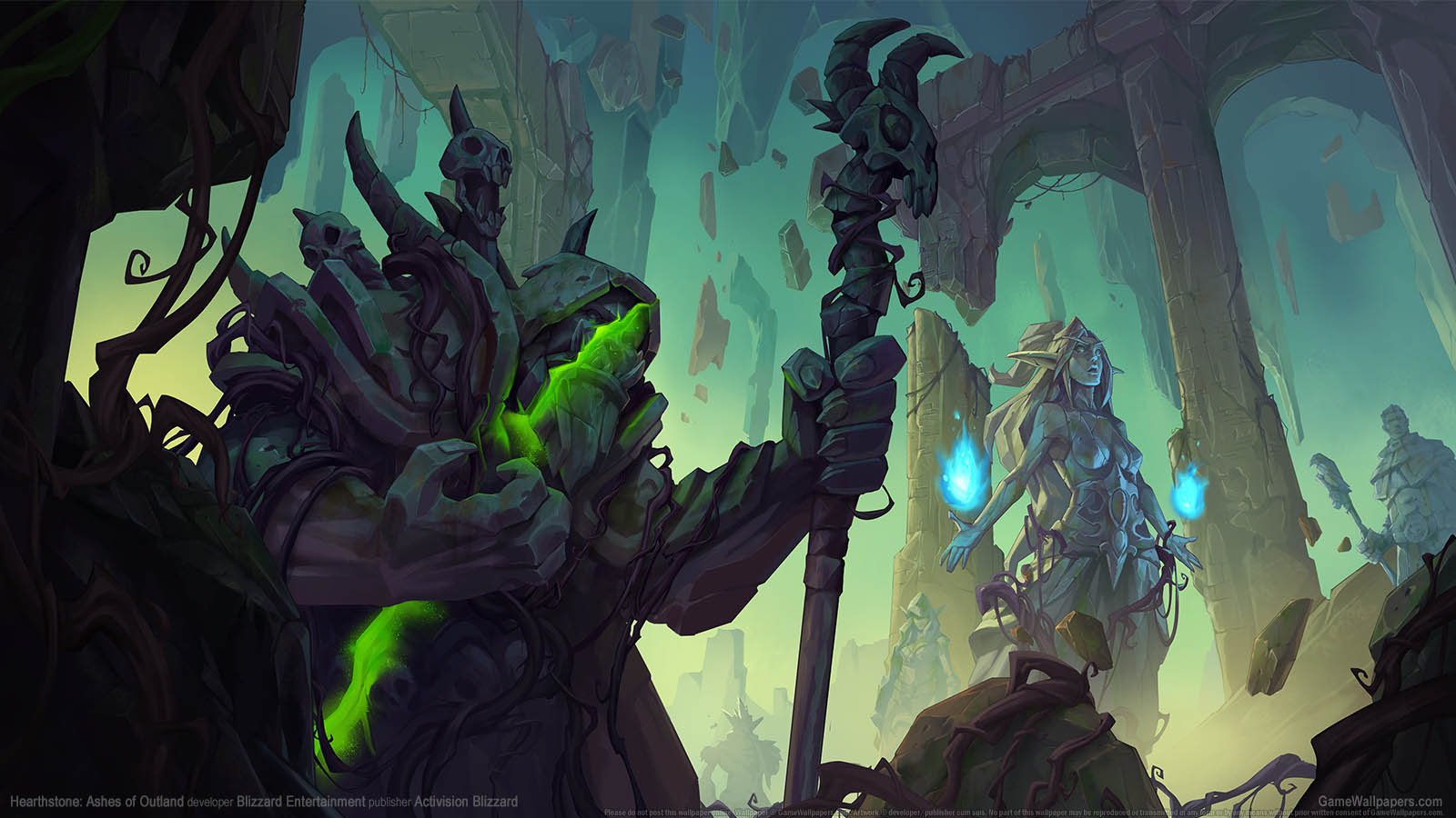 Hearthstone: Ashes of Outland Hintergrundbild 01 1600x900