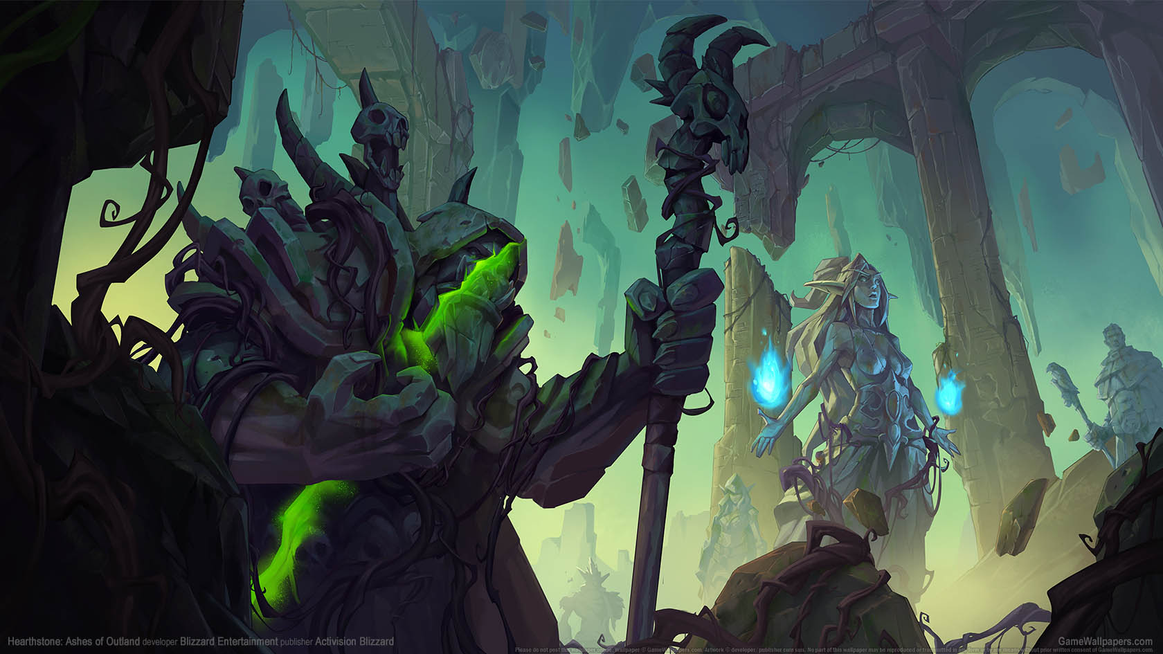 Hearthstone: Ashes of Outland fond d'cran 01 1680x945