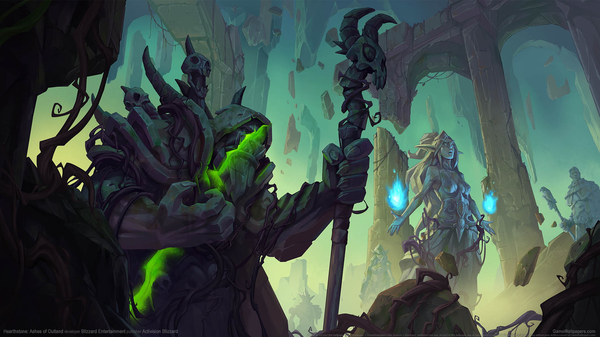 Hearthstone: Ashes of Outland fondo de escritorio 01 1920x1080