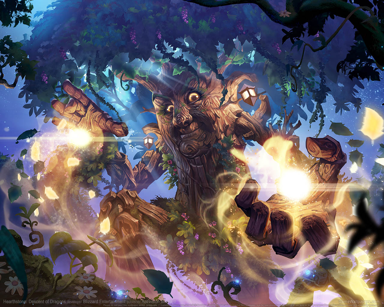 Hearthstone: Descent of Dragons Hintergrundbild 02 1280x1024