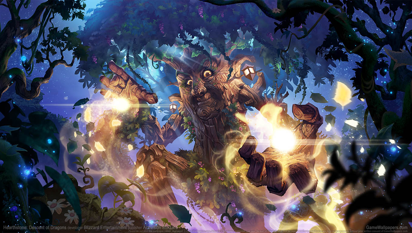 Hearthstone: Descent of Dragons fondo de escritorio 02 1360x768