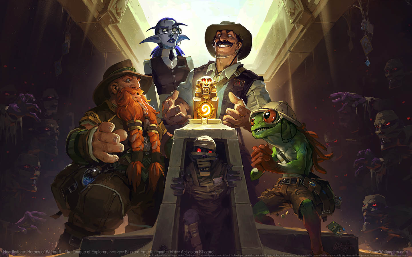 Hearthstone: Heroes of Warcraft - The League of Explorers wallpaper 01 1440x900