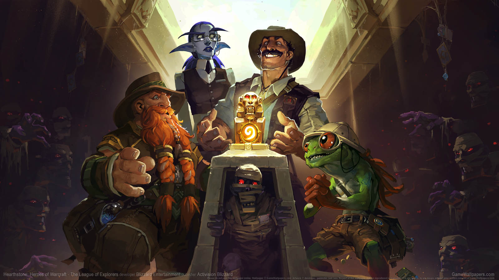 Hearthstone: Heroes of Warcraft - The League of Explorers wallpaper 01 1600x900