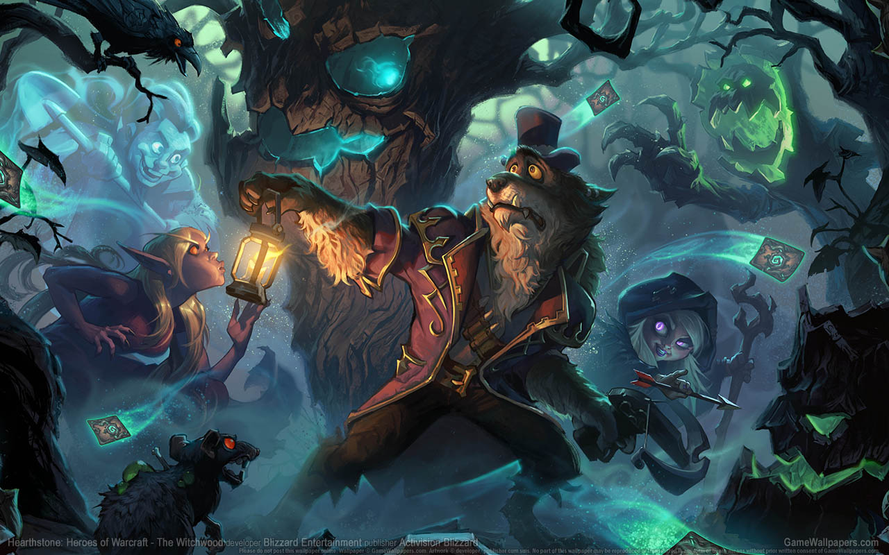 Hearthstone: Heroes of Warcraft - The Witchwood wallpaper 01 1280x800