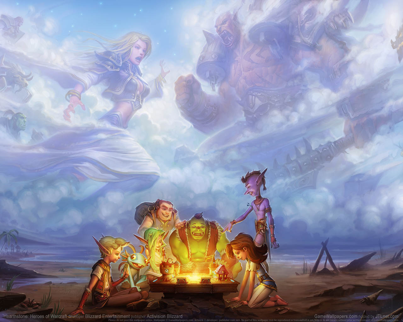 Hearthstone: Heroes of Warcraft fond d'cran 09 1280x1024
