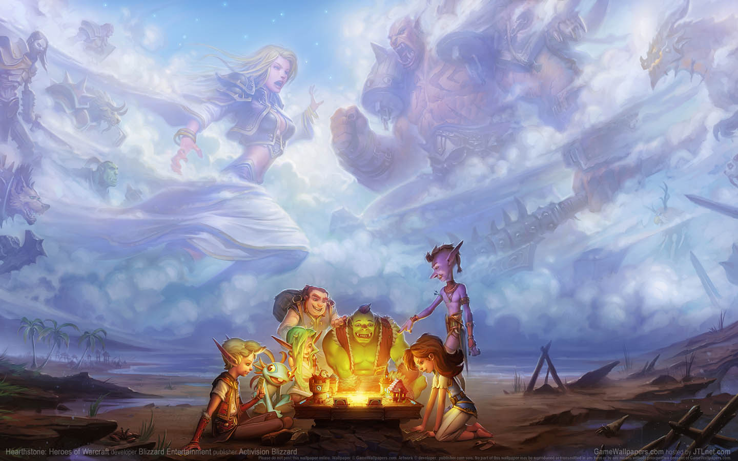 Hearthstone%3A Heroes of Warcraft achtergrond 09 1440x900
