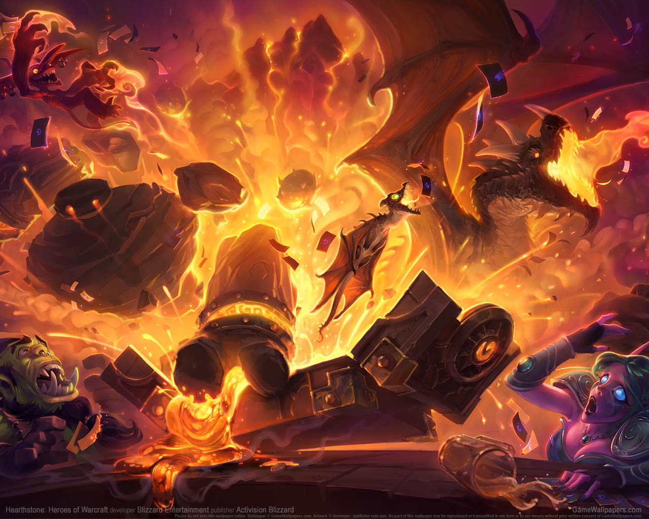 Hearthstone%2525253A Heroes of Warcraft wallpaper 11 1280x1024
