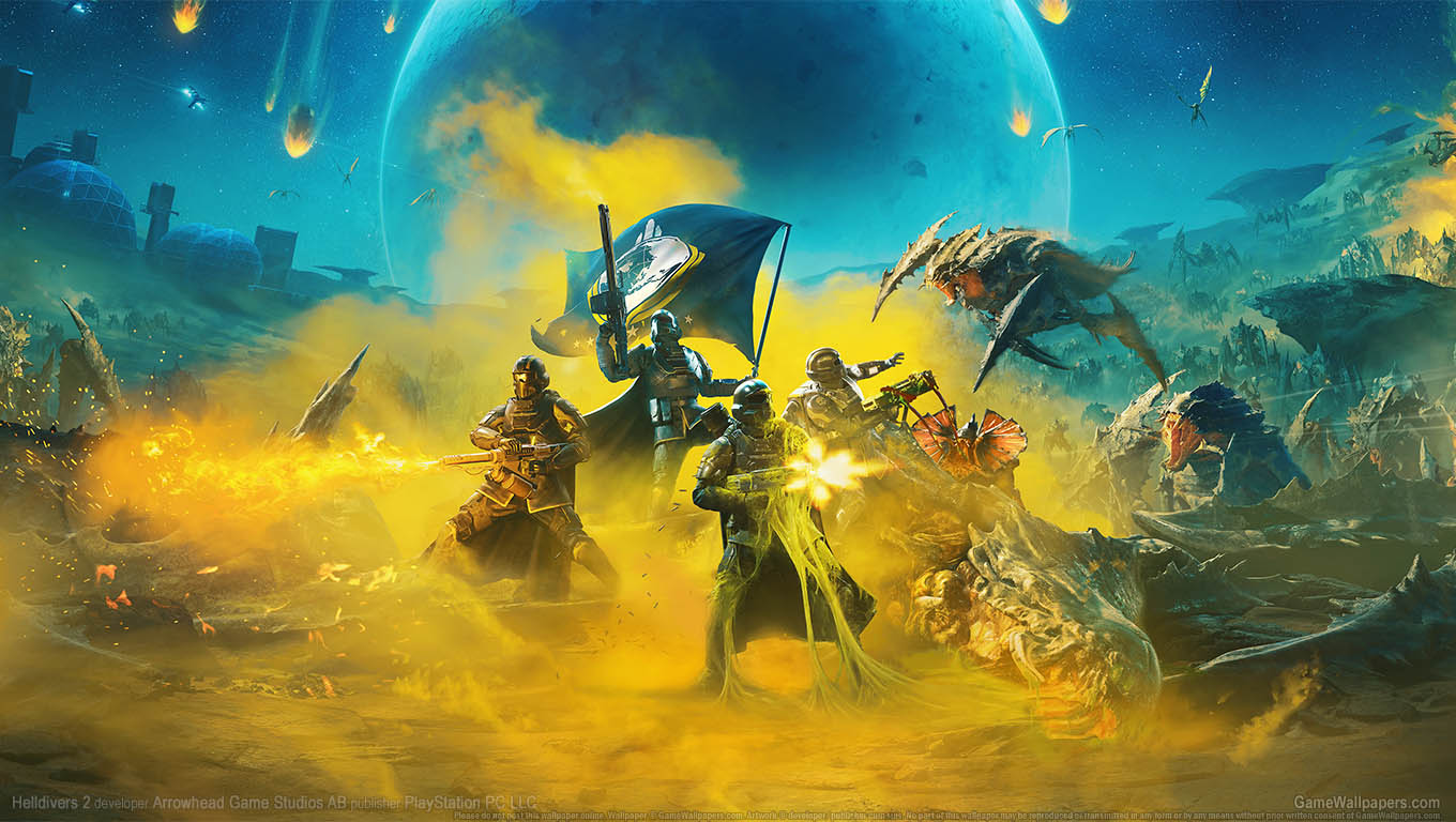 Helldivers 2 fond d'cran 01 1360x768