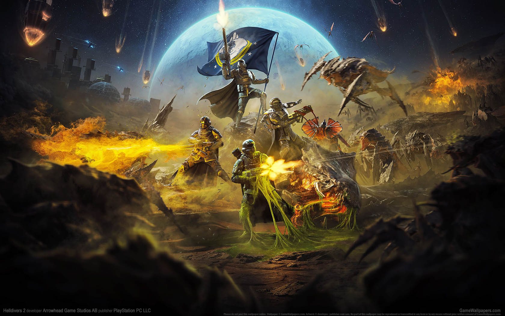 Helldivers 2 fond d'cran 02 1680x1050