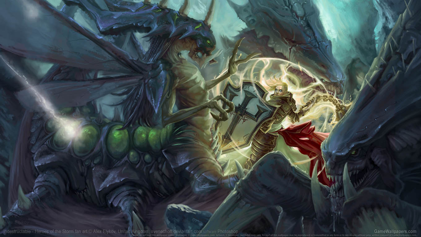 Heroes of the Storm fan art achtergrond 03 1360x768