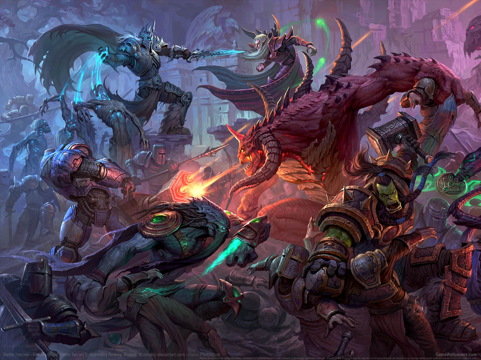 Heroes of the Storm fan art Hintergrundbild 04 1600x1200