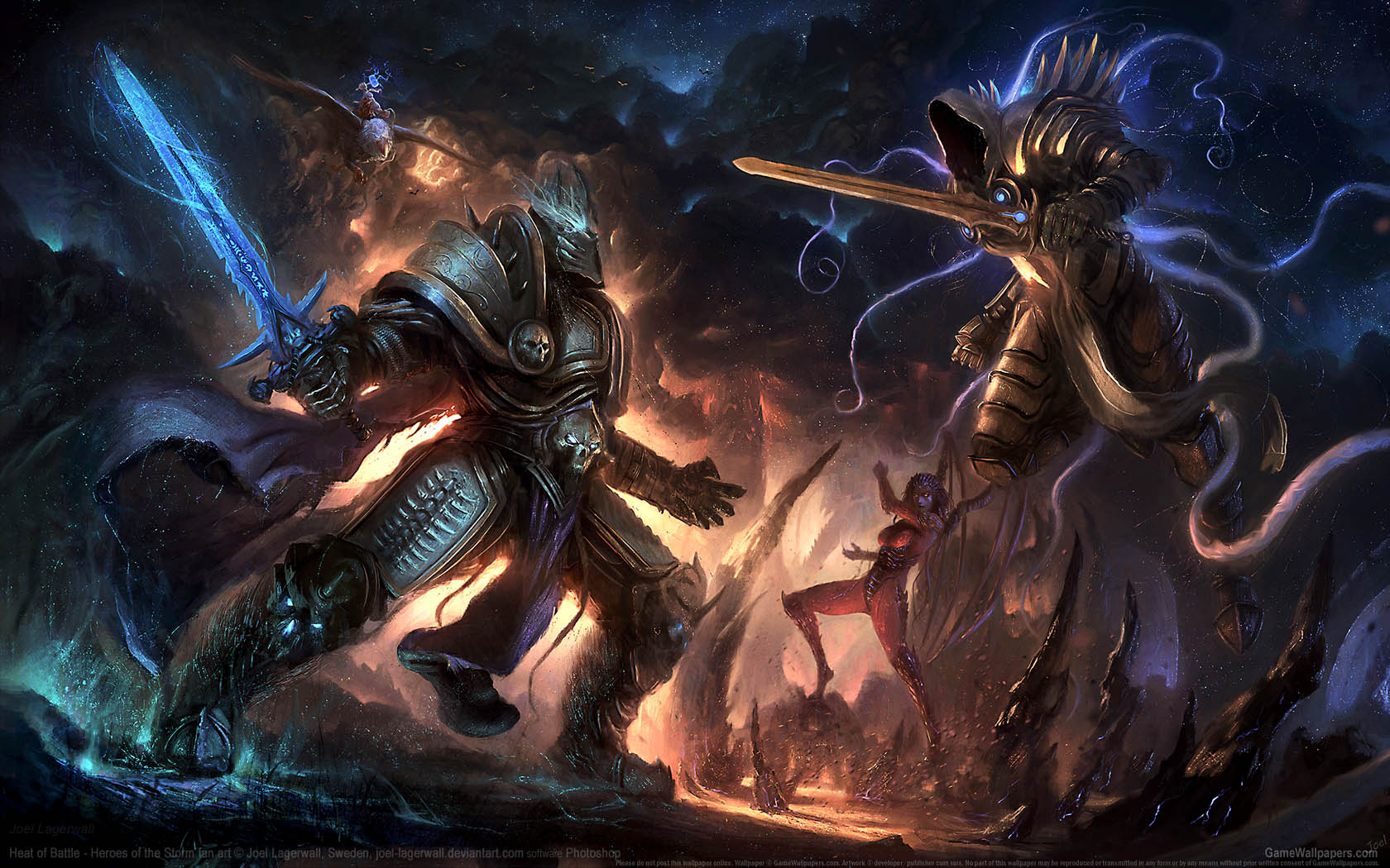 Heroes of the Storm fan art achtergrond 07 1680x1050