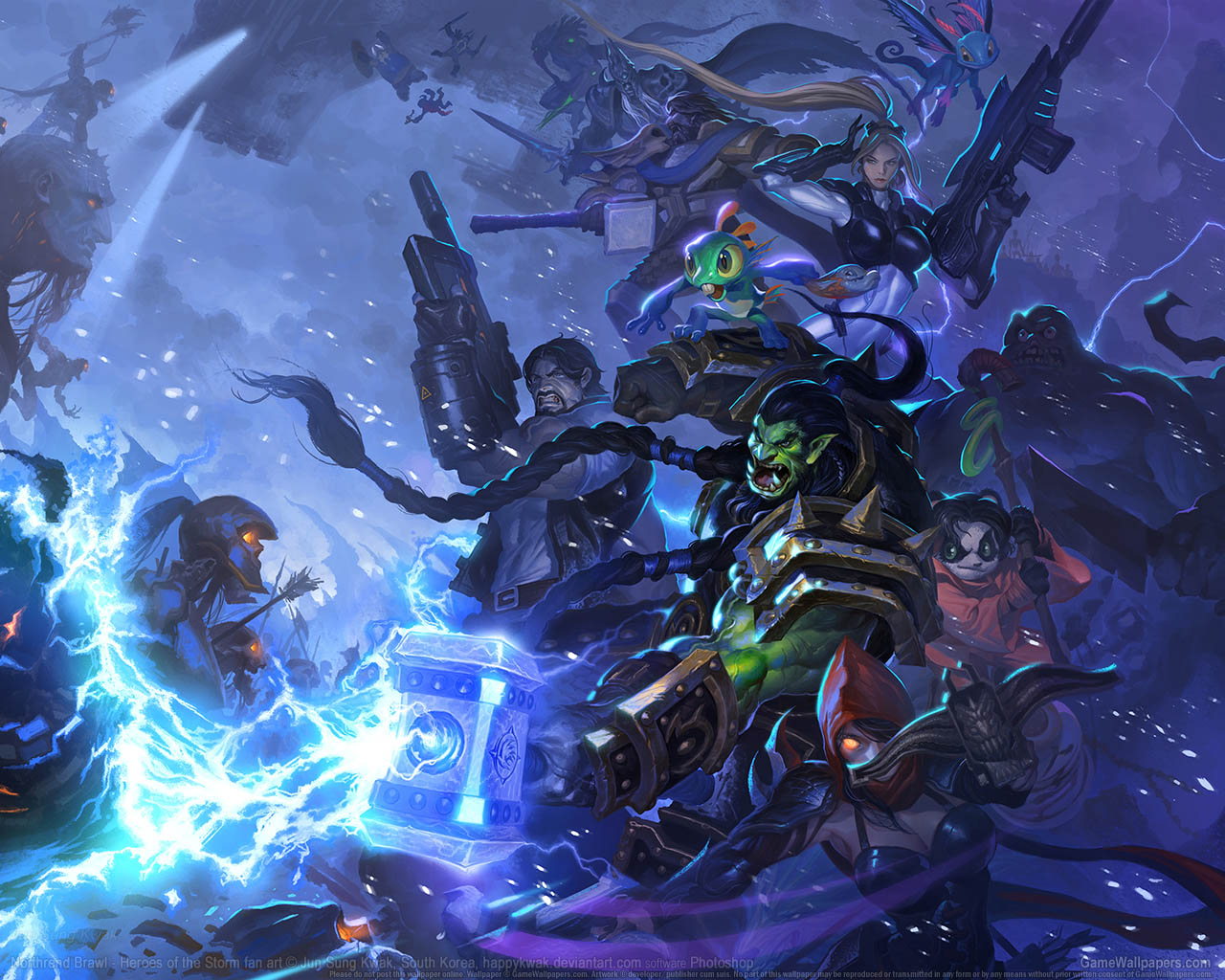 Heroes of the Storm fan art achtergrond 08 1280x1024