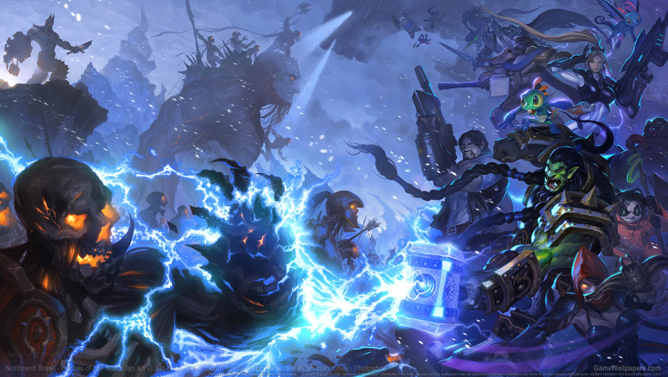 Heroes of the Storm fan art wallpaper 08 1360x768