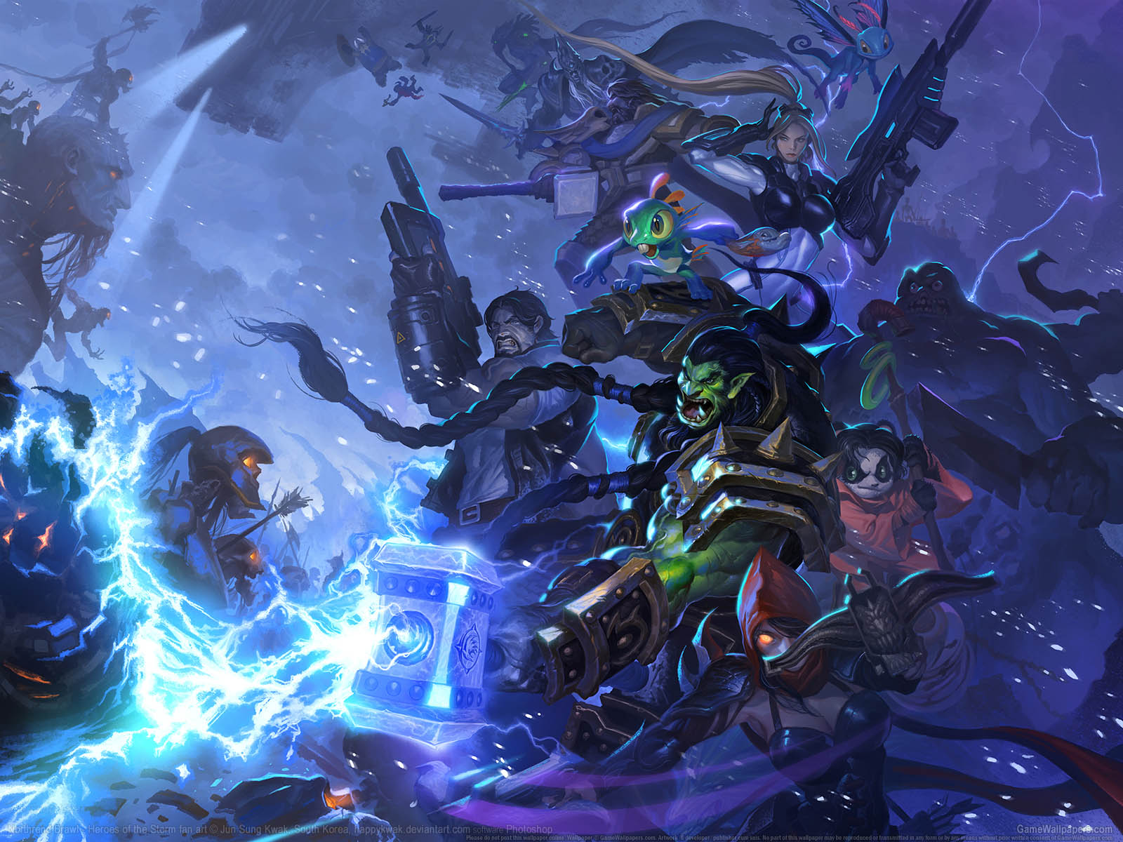 Heroes of the Storm fan art Hintergrundbild 08 1600x1200