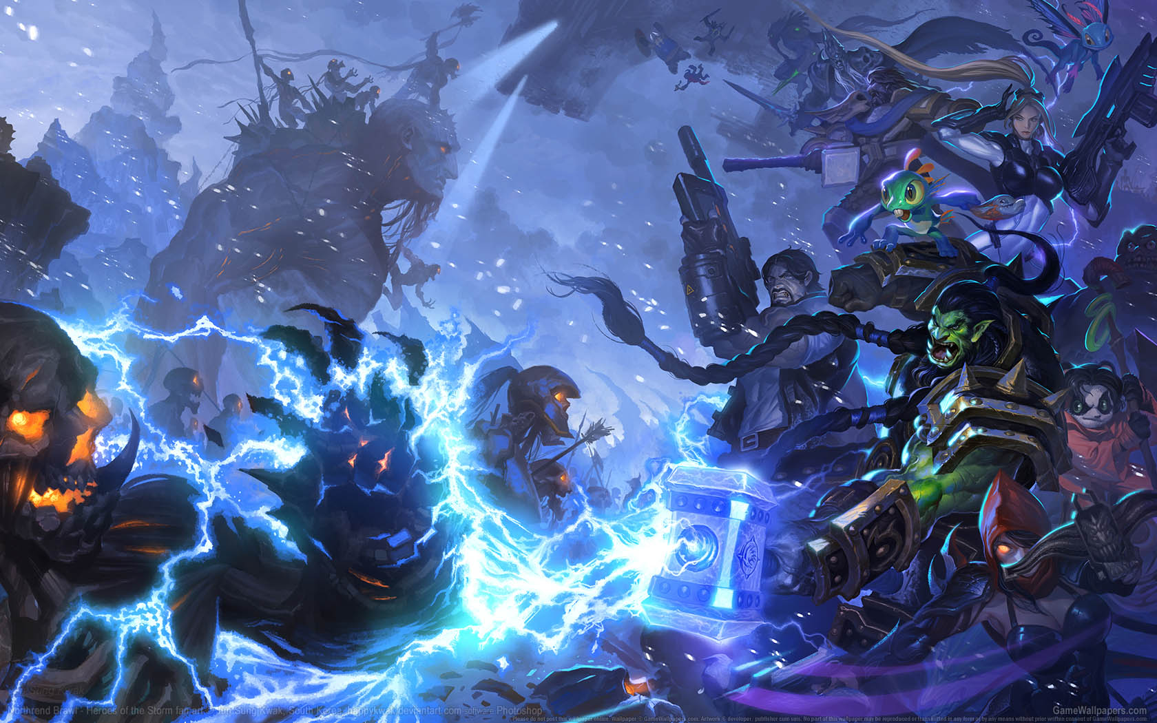 Heroes of the Storm fan art wallpaper 08 1680x1050