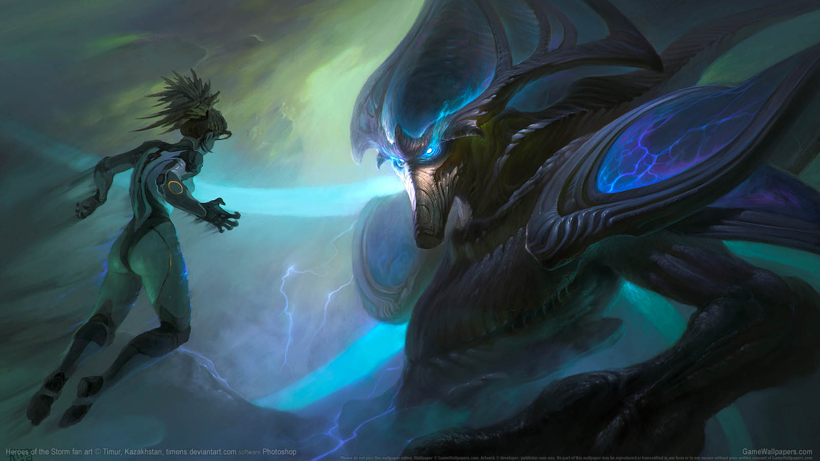 Heroes of the Storm fan art achtergrond 09 1600x900