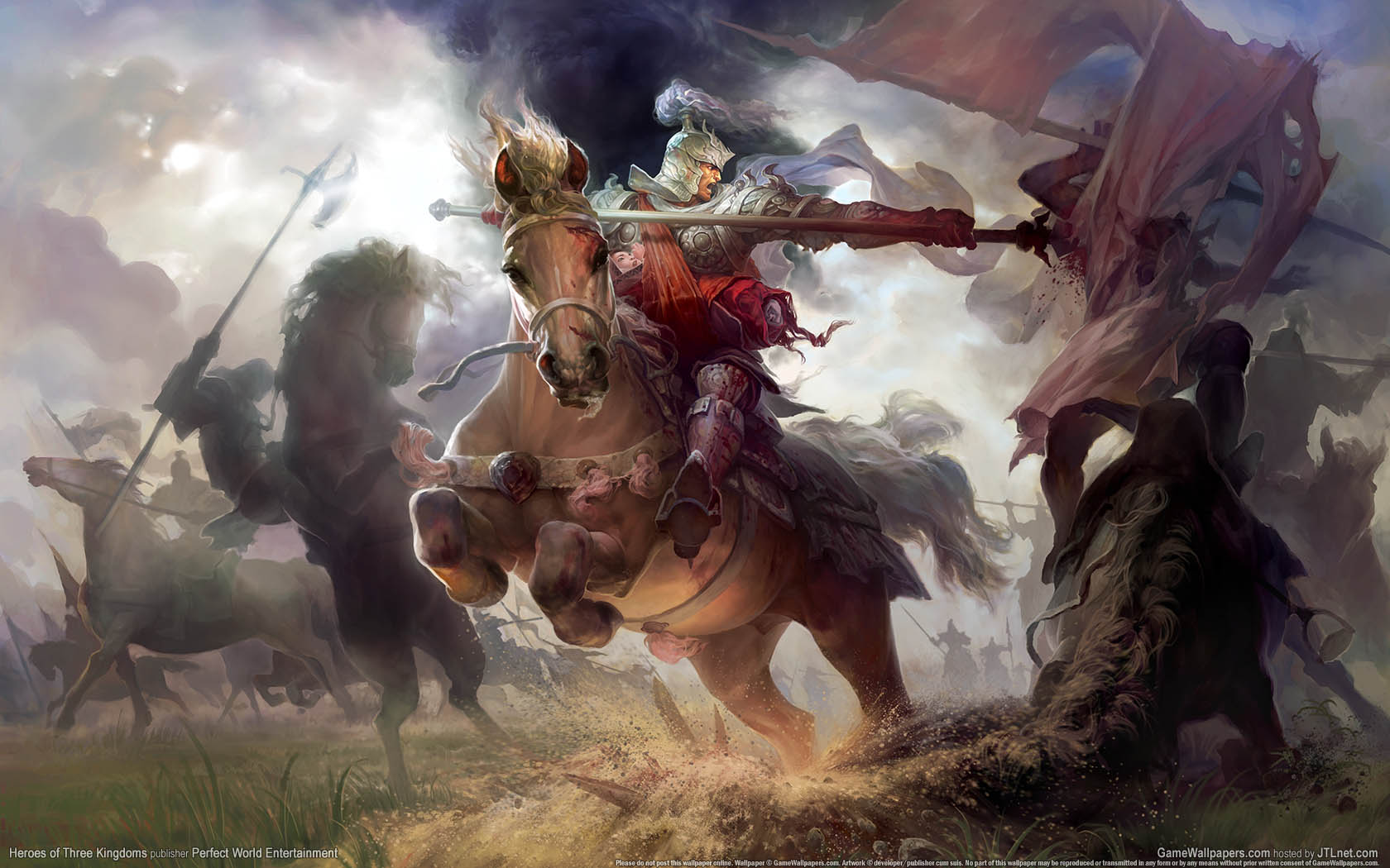 Heroes of Three Kingdoms wallpaper 01 1680x1050