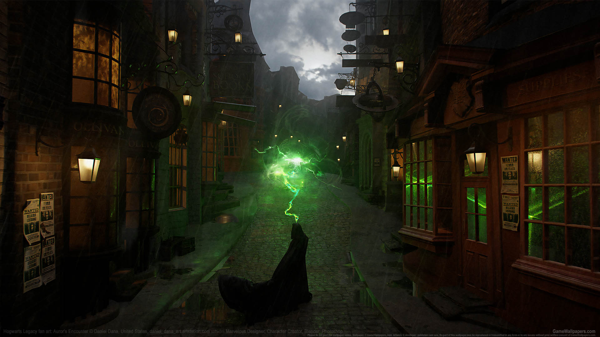 Hogwarts Legacy fan art fond d'cran 01 1920x1080